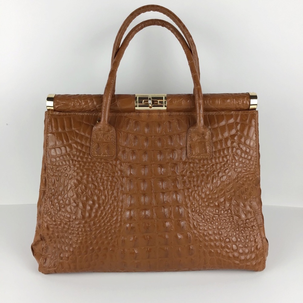 Vera Pelle Satchel Handbag